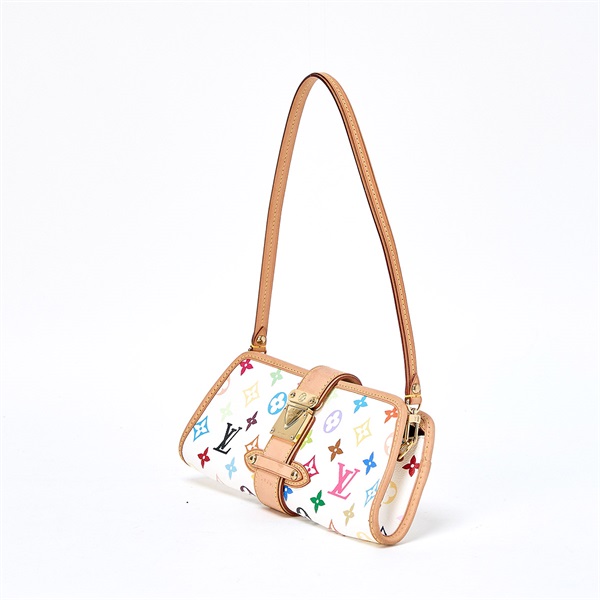 LOUIS VUITTON シャーリー モノグラムマルチカラー ショルダーバッグ M40049 マルチカラー ブロン ゴールド PVCの画像1