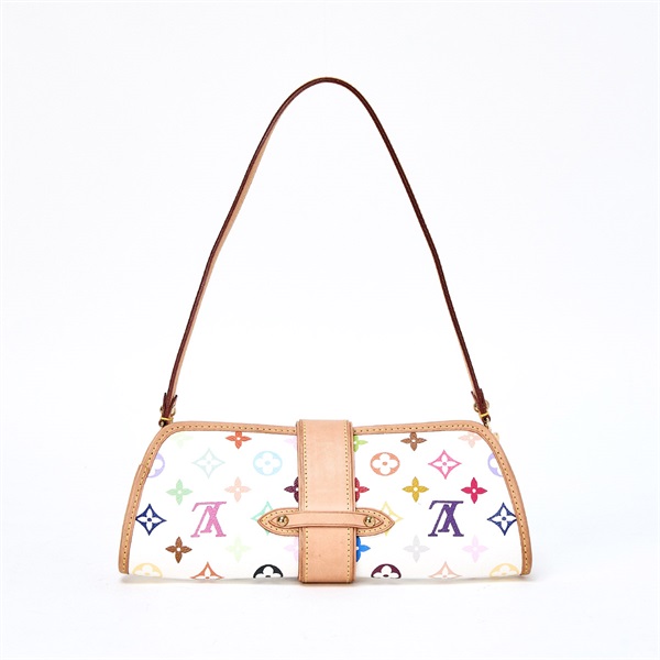 LOUIS VUITTON シャーリー モノグラムマルチカラー ショルダーバッグ M40049 マルチカラー ブロン ゴールド PVCの画像2