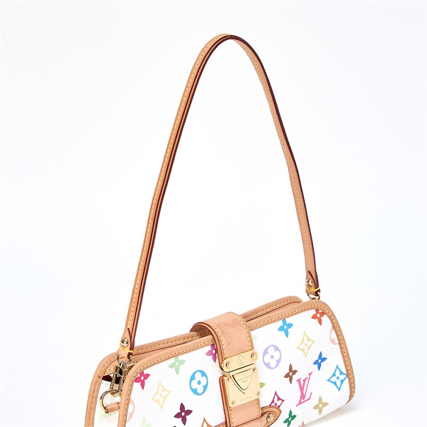 LOUIS VUITTON シャーリー モノグラムマルチカラー ショルダーバッグ M40049 マルチカラー ブロン ゴールド PVCの画像3