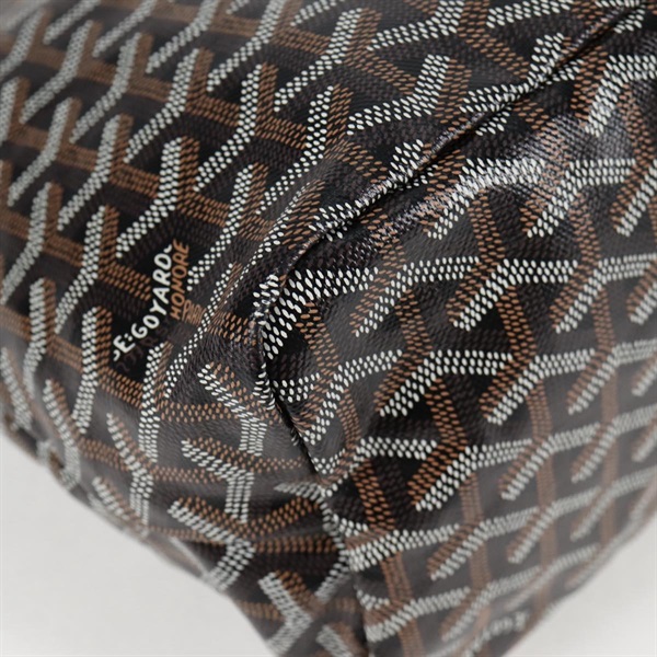 GOYARD ボエム ショルダーバッグ ブラウン ブラック シルバー PVCの画像6