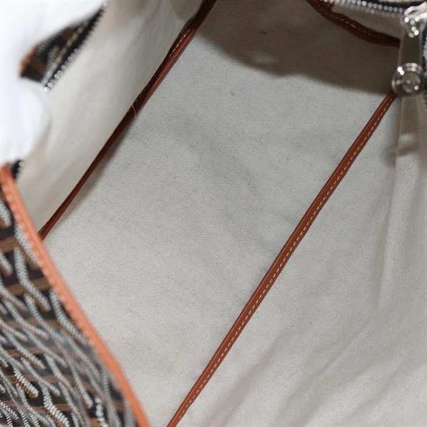 GOYARD ボエム ショルダーバッグ ブラウン ブラック シルバー PVCの画像8