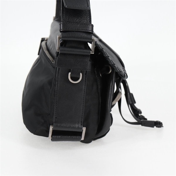 PRADA ロゴ ワンショルダーバッグ ショルダーバッグ ブラック シルバー レザーの画像3