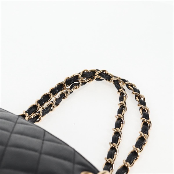 CHANEL マトラッセ チェーントート 2002年 ショルダーバッグ ブラック ゴールド キャビアスキンの画像8