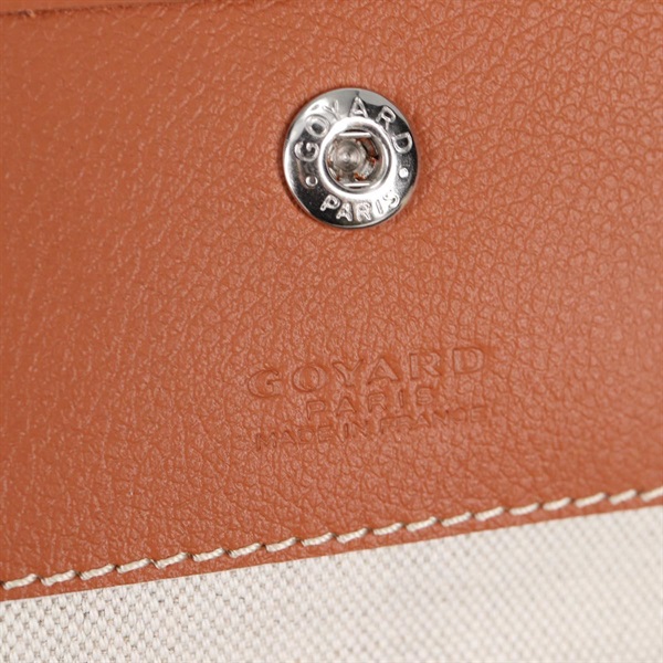 GOYARD サンルイ PM トートバッグ ブラウン ブラック シルバー PVCの画像8