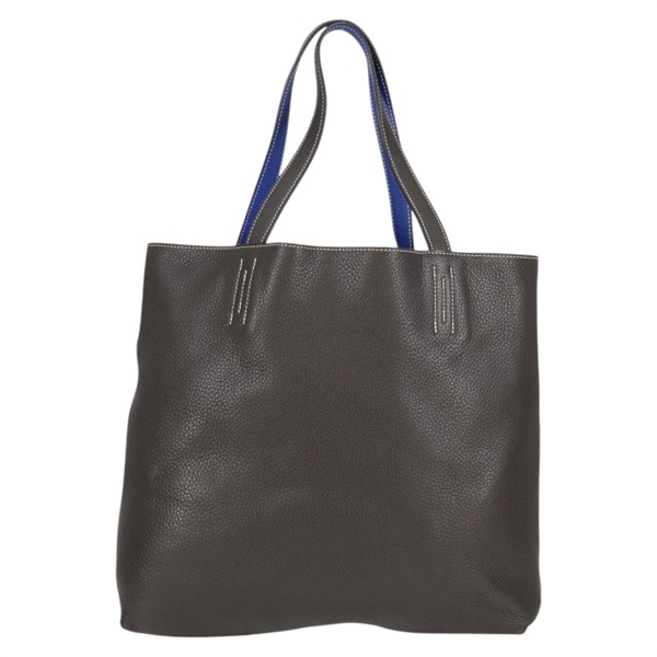 HERMES ドゥブルセンス 45 2013年 □Q トートバッグ エタン ブルーエレクトリック トリヨンクレマンスの画像2