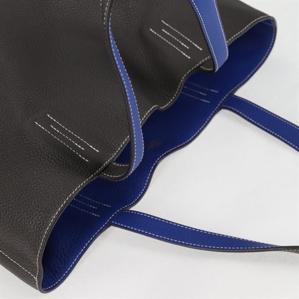 HERMES ドゥブルセンス 45 2013年 □Q トートバッグ エタン ブルーエレクトリック トリヨンクレマンスの画像5