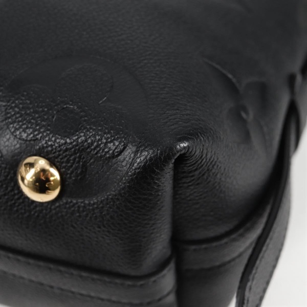 LOUIS VUITTON モノグラムアンプラントキャリーオール NM PM ショルダーバッグ M46288 ブラック ゴールド レザーの画像11