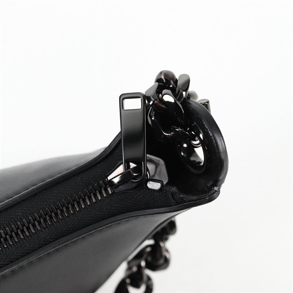 CELINE AVA チェーンミディアム ショルダーバッグ ブラック ブラック レザーの画像15