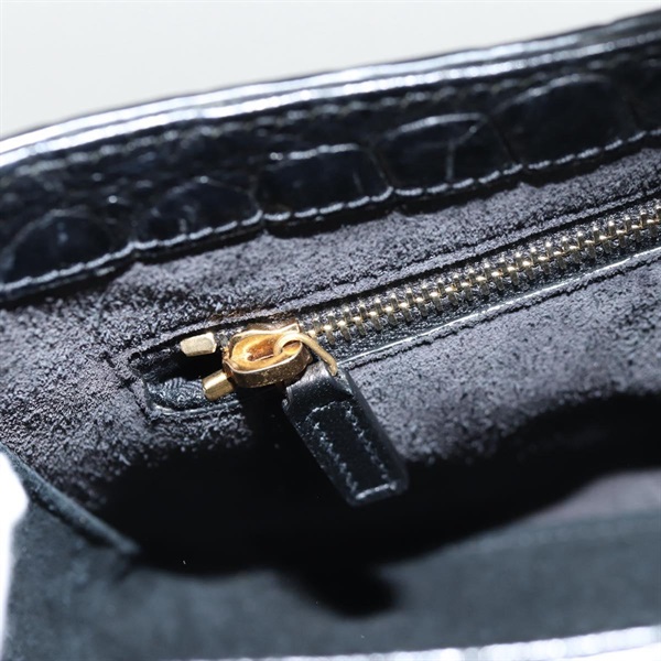 SAINT LAURENT ル・サンカセット ワンショルダーバッグ ショルダーバッグ ブラック ゴールド エンボスレザーの画像18