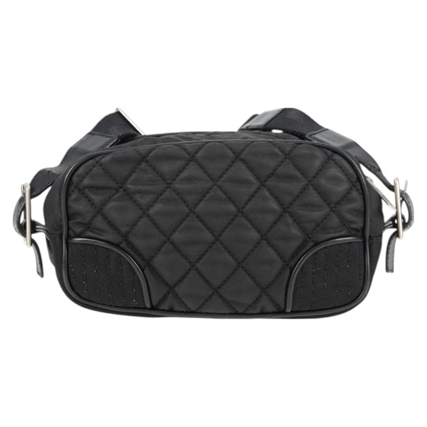 CHANEL ココマーク スポーツライン 2007年 ショルダーバッグ ブラック シルバー キャンバスの画像2