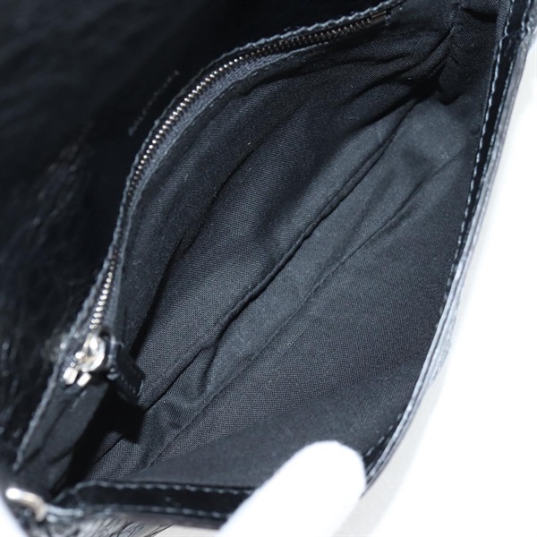 BALENCIAGA ルカゴール XS ショルダーバッグ ブラック シルバー レザーの画像8