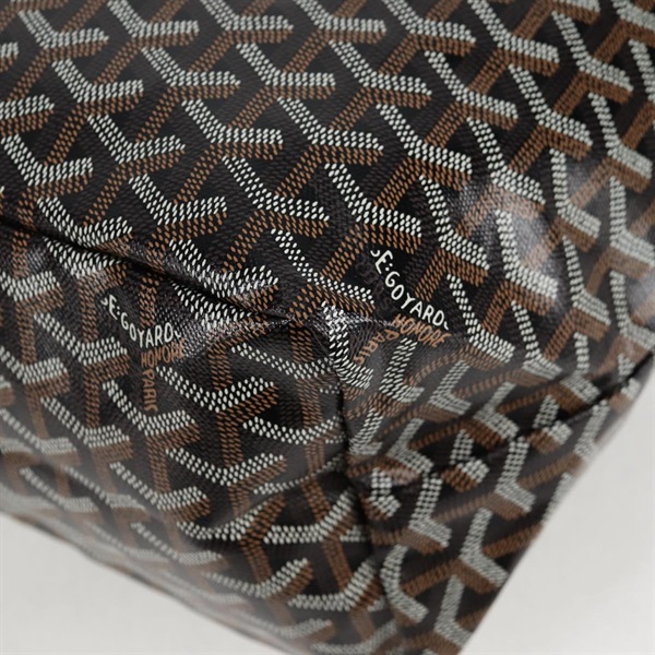 GOYARD サンルイ PM トートバッグ ブラウン ブラック PVCの画像12