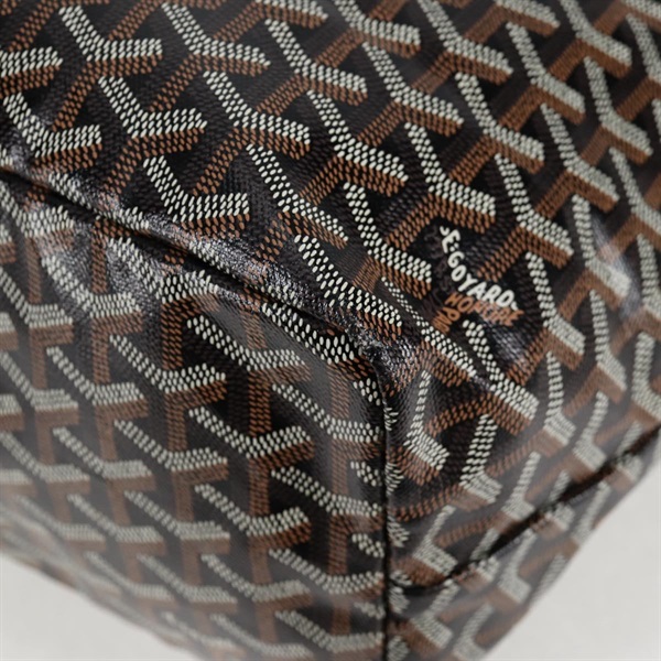 GOYARD サンルイ PM トートバッグ ブラック シルバー PVCの画像11