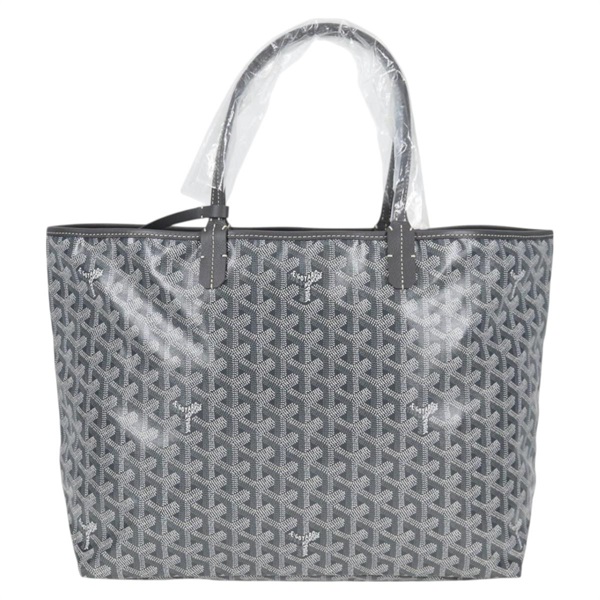 GOYARD サンルイ PM トートバッグ グレー シルバー PVCの画像1