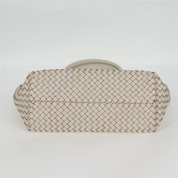 BOTTEGA VENETA イントレチャート カバPM トートバッグ ブラック レザーの画像6