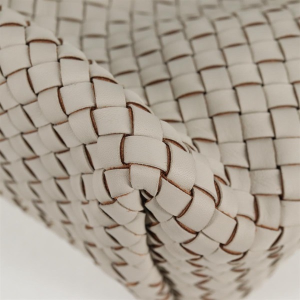 BOTTEGA VENETA イントレチャート カバPM トートバッグ ブラック レザーの画像7