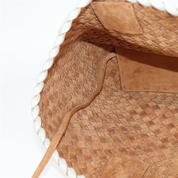 BOTTEGA VENETA イントレチャート カバPM トートバッグ ブラック レザーの画像9