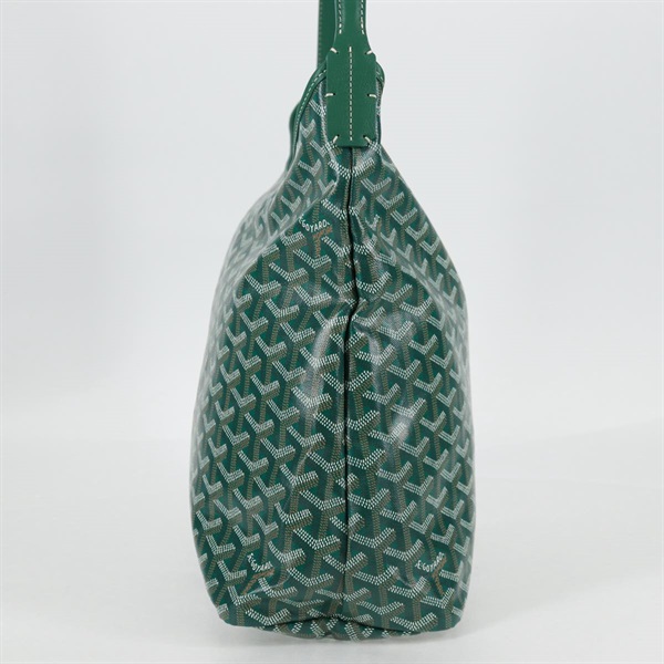 GOYARD ボエム トートバッグ グリーン シルバー PVCの画像3