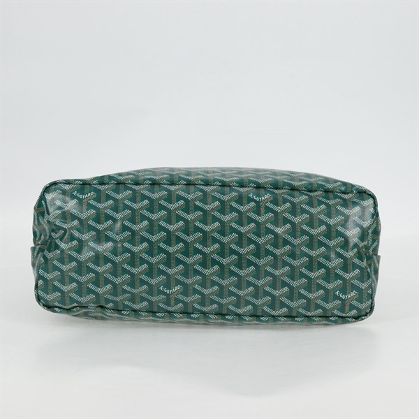 GOYARD ボエム トートバッグ グリーン シルバー PVCの画像6