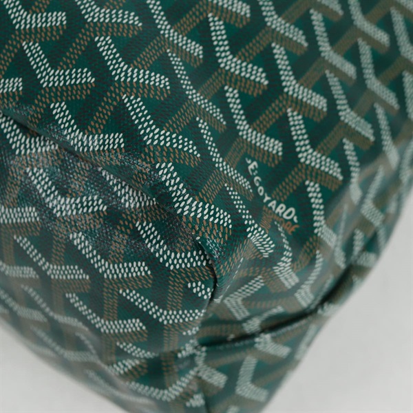 GOYARD ボエム トートバッグ グリーン シルバー PVCの画像7