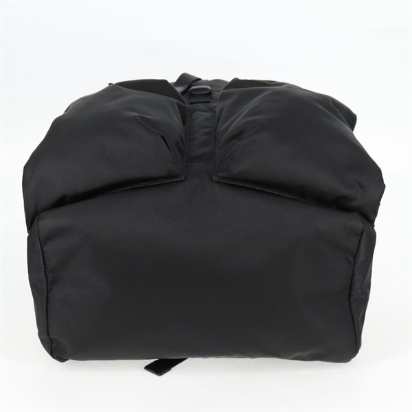 PRADA RE-NYLON トライアングル バックパック ブラック シルバー テスートの画像6