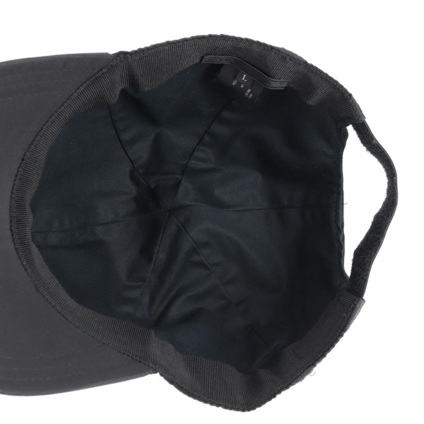 PRADA トライアングル キャップ L 2HC274  ブラック テスートの画像6