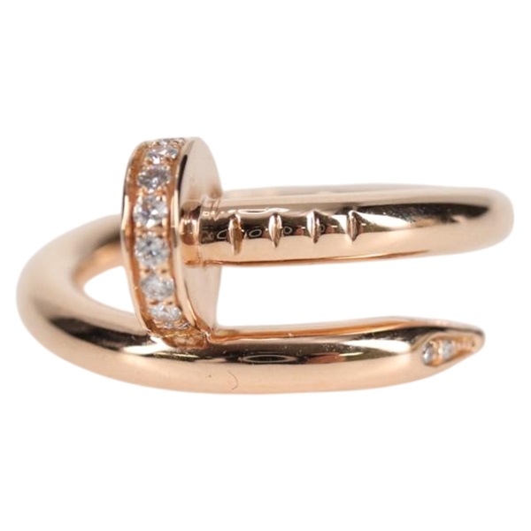 Cartier ジュストアンクル リング クラシックモデル ダイヤモンド 48 ゴールド 750PGの画像1