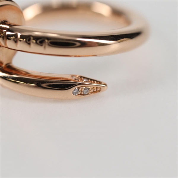 Cartier ジュストアンクル リング クラシックモデル ダイヤモンド 48 ゴールド 750PGの画像5