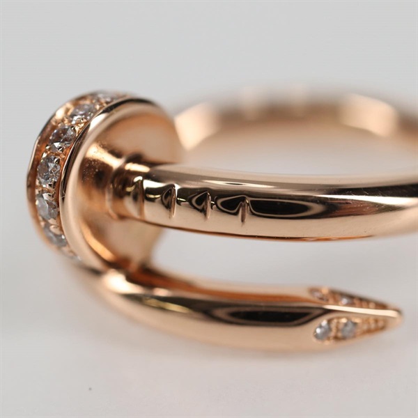 Cartier ジュストアンクル リング クラシックモデル ダイヤモンド 48 ゴールド 750PGの画像6