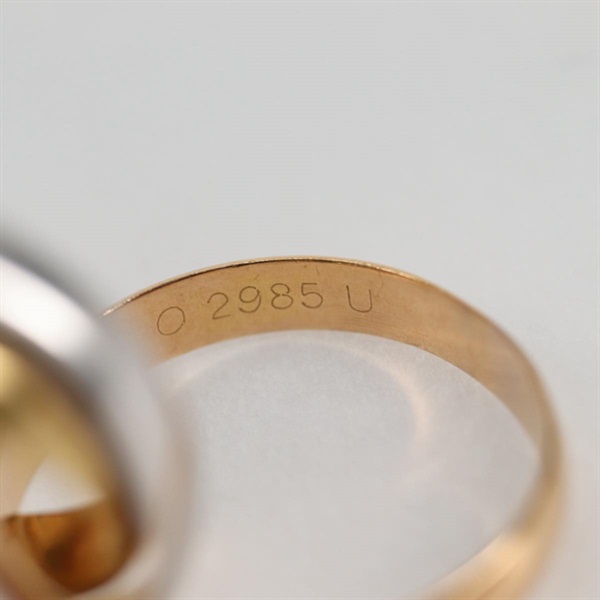 Cartier トリニティ リング 48 ゴールド 750の画像10