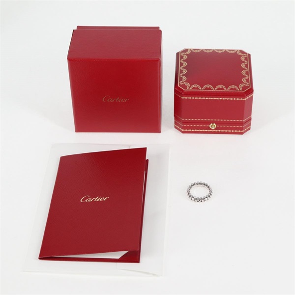 Cartier クラッシュ スモール リング 53 シルバー 750WGの画像6