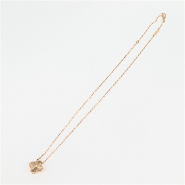 Van Cleef & Arpels ヴィンテージ アルハンブラ ネックレス ゴールド 750YGの画像8