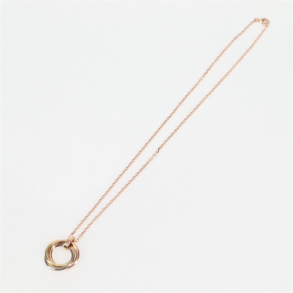 Cartier トリニティ ダイヤ ネックレス 750YG 750PG 750WGの画像7