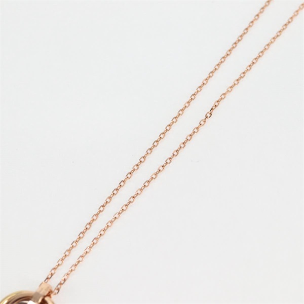 Cartier トリニティ ダイヤ ネックレス 750YG 750PG 750WGの画像10