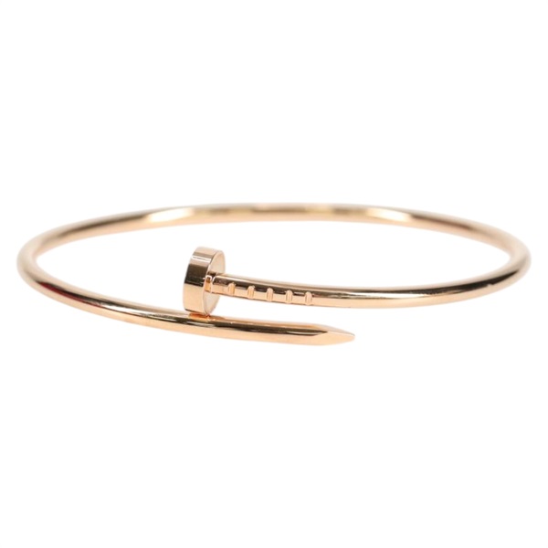 Cartier ジュストアンクル スモール ブレスレット 17 ピンクゴールド 750PGの画像1