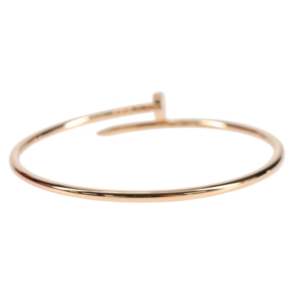 Cartier ジュストアンクル スモール ブレスレット 17 ピンクゴールド 750PGの画像2