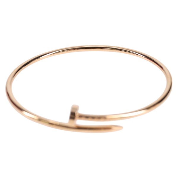 Cartier ジュストアンクル スモール ブレスレット 17 ピンクゴールド 750PGの画像5