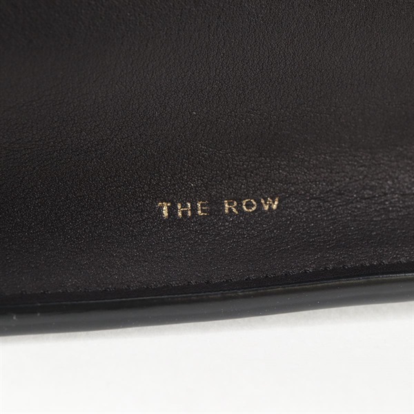 THE ROW マルゴー 10 ハンドバッグ ブラック ゴールド サドルレザーの画像7