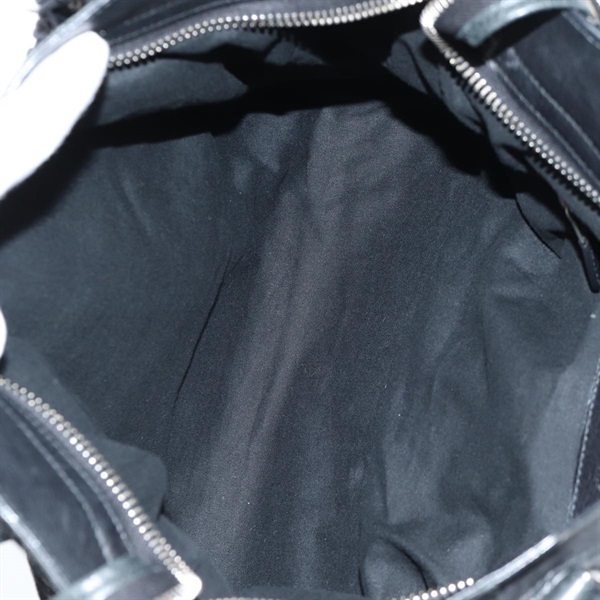 BALENCIAGA  ザ ジャイアント ヴェロ ハンドバッグ ブラック シルバー レザーの画像9