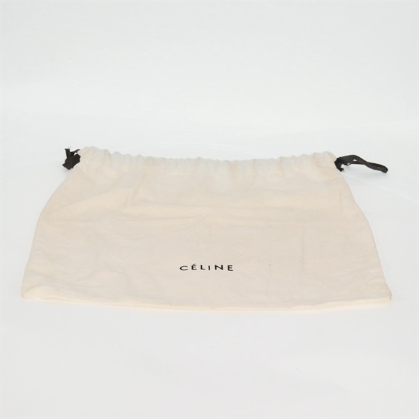 CELINE クラシックボックス ミディアム ショルダーバッグ アイボリー ゴールド レザーの画像9