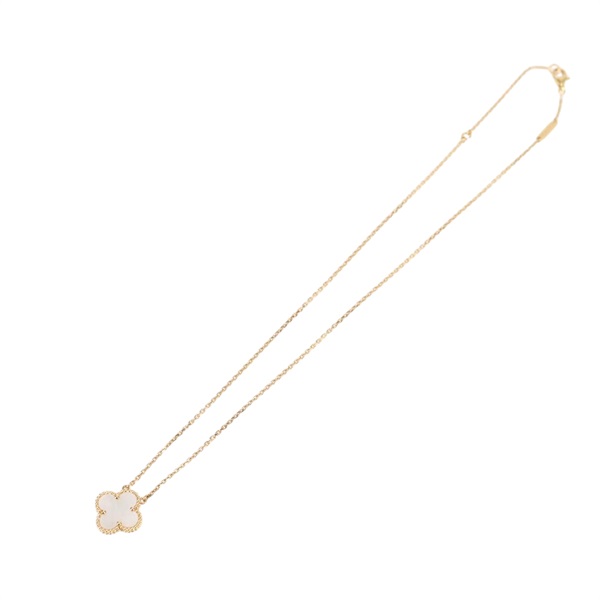 Van Cleef & Arpels ヴィンテージ アルハンブラ ネックレス ゴールド ホワイト 750YG マザーオブパールの画像1