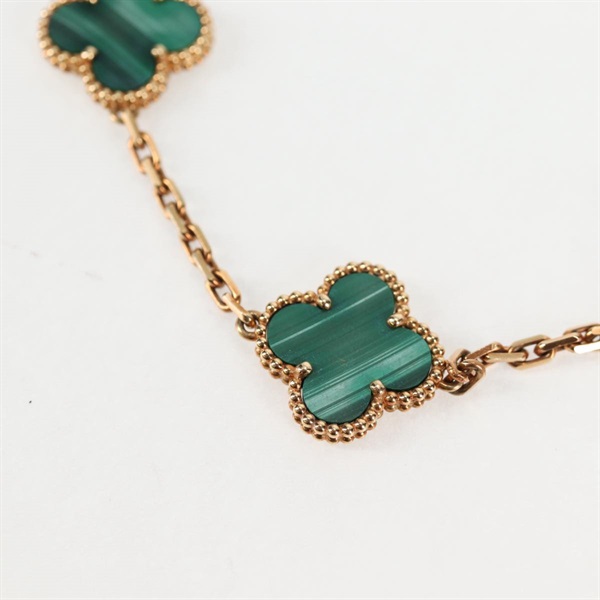 【美品】 ヴァンクリーフ ヴィンテージアルハンブラ ブレスレット グリーン ヴァンクリーフアーペル Van Cleef & Arpels ヴィンテージ