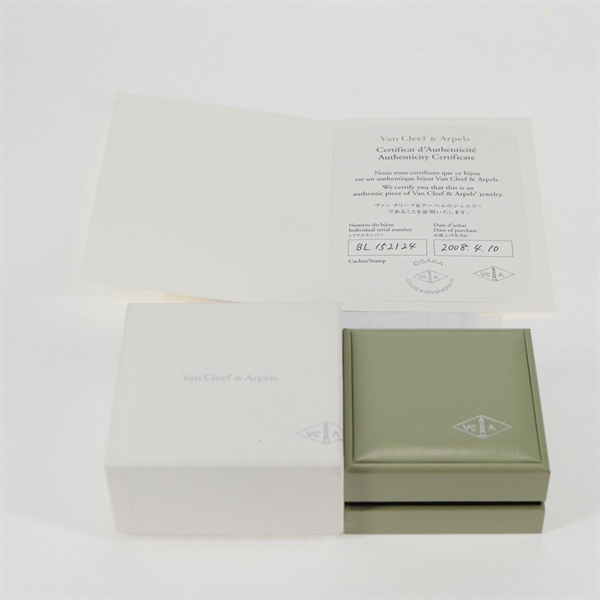 Van Cleef & Arpels ヴィンテージ アルハンブラ 5モチーフ ブレスレット ホワイトゴールド ホワイト 750WG マザーオブパールの画像3