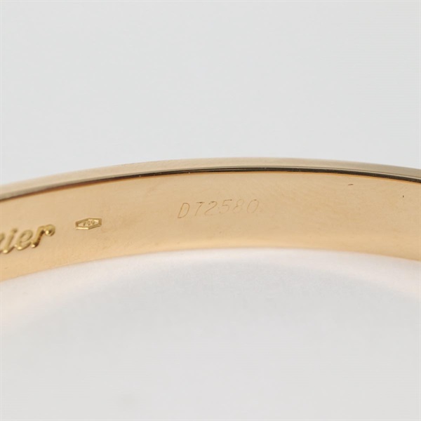 Cartier ラブ ブレスレット バングル 19 イエローゴールドールド 750YGの画像5