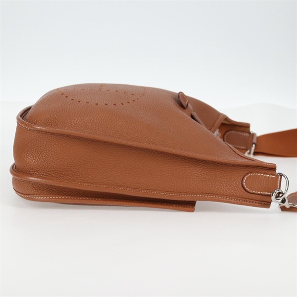 HERMES エヴリン3 PM 2011年 □O ショルダーバッグ ゴールド シルバー トリヨンクレマンスの画像5