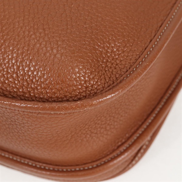 HERMES エヴリン3 PM 2011年 □O ショルダーバッグ ゴールド シルバー トリヨンクレマンスの画像8
