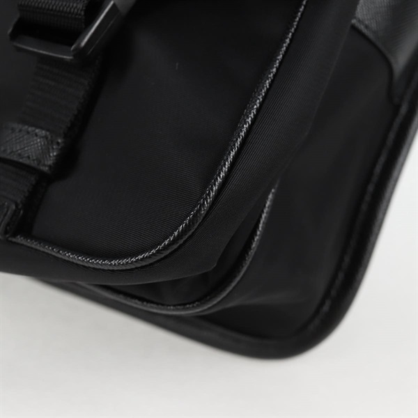 PRADA RE-NYLON ショルダーバッグ ブラック シルバー リサイクルポリアミドの画像7