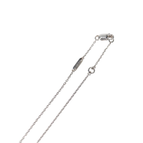 Van Cleef & Arpels スウィート アルハンブラ パピヨン ネックレス ホワイトゴールド ブルー 750WG ターコイズの画像4