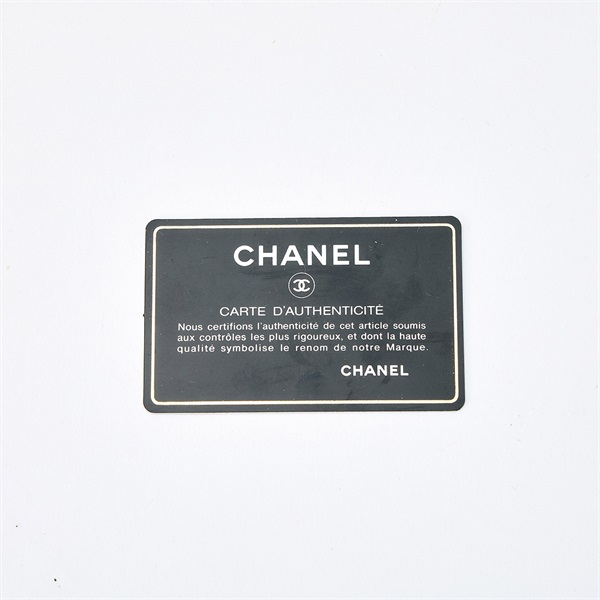 CHANEL チョコバー ハンドバッグ ホワイト シルバー カーフスキンの画像7