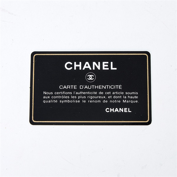 CHANEL カンボン ミディアムトート ハンドバッグ ベージュ シルバー ラムスキンの画像7